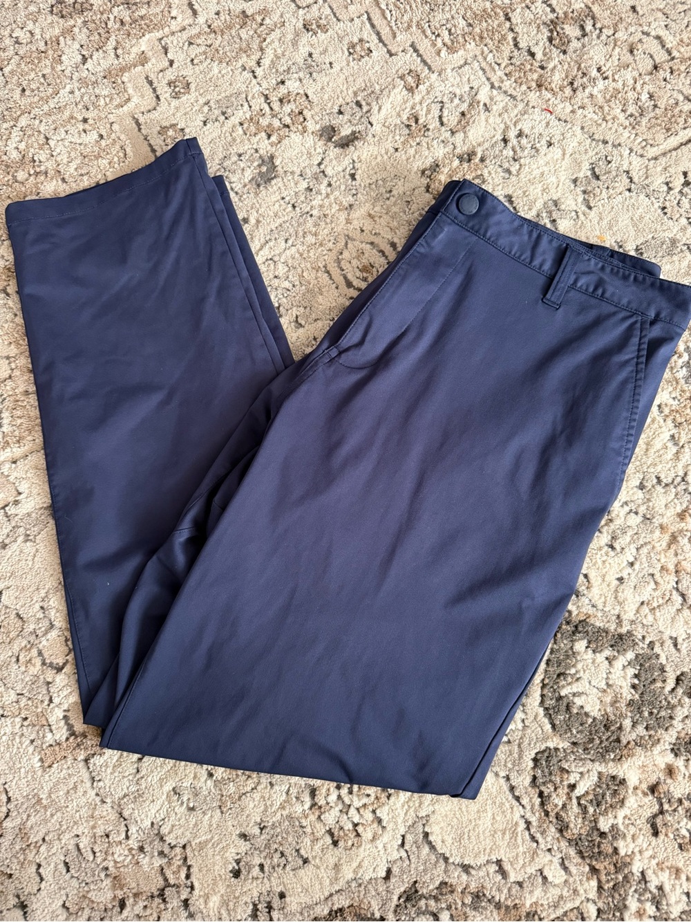 RHONE Men's Navy Blue Performance Chinos